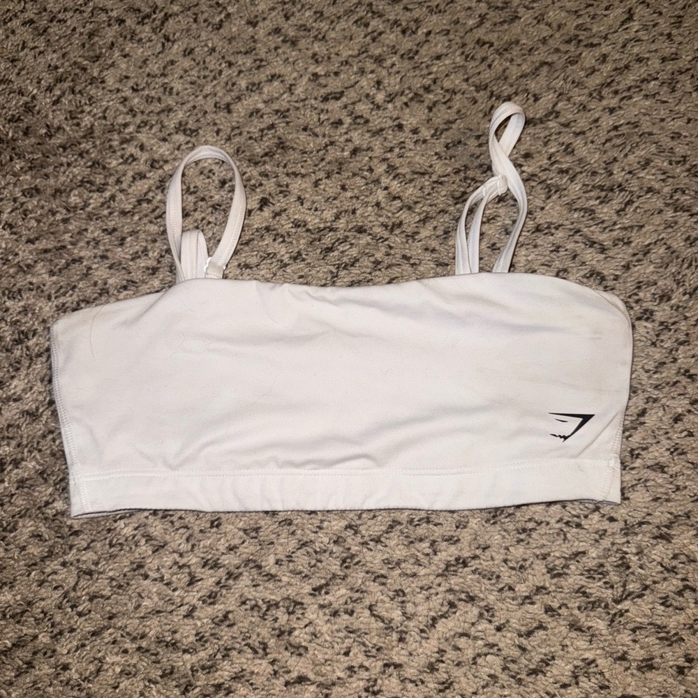 White Gymshark Sports Bra
